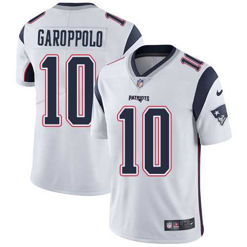 Nike New England Patriots #10 Jimmy Garoppolo White NFL Vapor Untouchable Limited Jersey,We sell and wholesale Nike New England Patriots #10 Jimmy Garoppolo White NFL Vapor Untouchable Limited Jersey on line form chian!